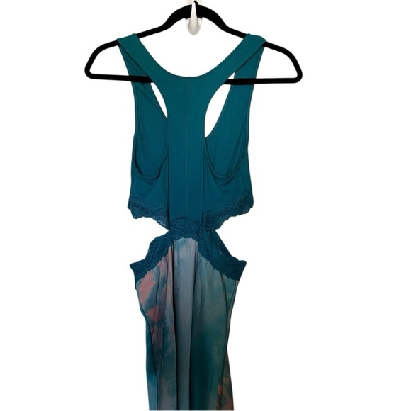 Intimately Free People Playing Favorites Maxi Slip Cut Out Maxi Dress Silky - Picture 9 of 11